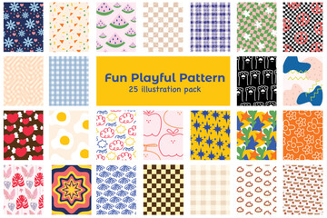 Fun Playful Pattern Graphic Elements Pack