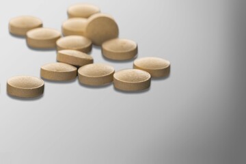 Obraz na płótnie Canvas Mach pills. Headache pills, painkillers, antibiotics or antidepressants tablets