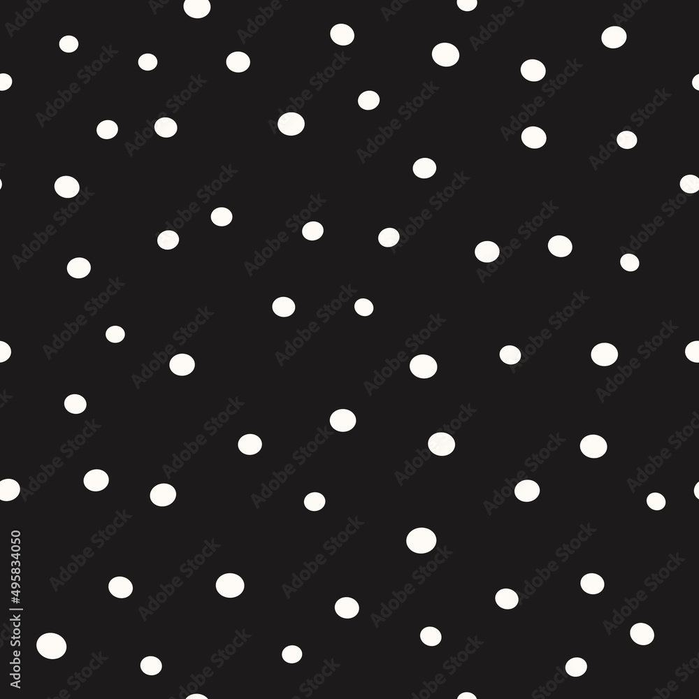 Aufkleber white identical dots are scattered throughout the canvas. vector.