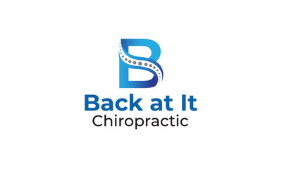 Initial B inspiration for Logo design Back to Chiropractic