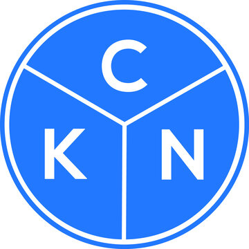 CKN letter logo design on White background. CKN creative Circle letter logo concept. CKN letter design. 
