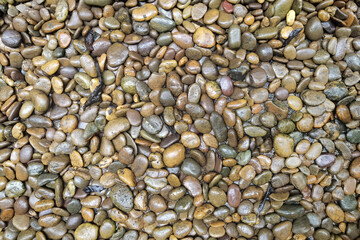 Close up of a pile of stone texture for background