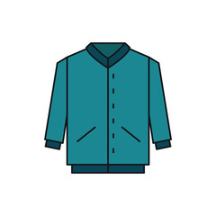 Naklejka premium jacket for symbol icon website presentation