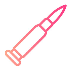 ammunition gradient icon