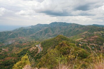 Fototapeta na wymiar Scenic view of Tugen Hills seen from Morop Hill in Baringo County, Kenya
