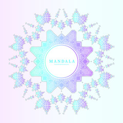 beautiful gradient mandala vector for design