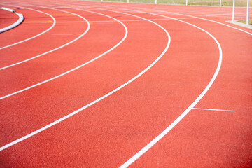 Laufbahn einer Leichtathletikanlage