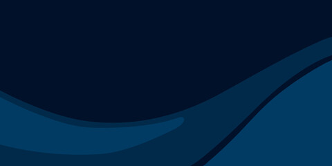 Trendy blue abstract background, abstract background. Blue fluid vector banner template for social media, web sites. Wavy shapes illustration, vectors