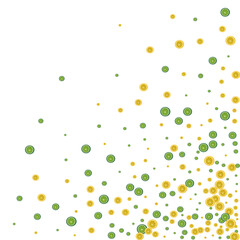 Bright Lime Background White Vector. Fruit Vitamin Illustration. Green Art Lemon. Yellow Piece Decoration.