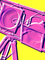 Pop art movie light