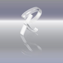 Lichtrand Buchstabe R  © Xaver Klaussner