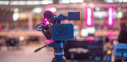 shooting a concert on television