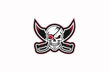 creative skull logo, logo inspiration for your business.
