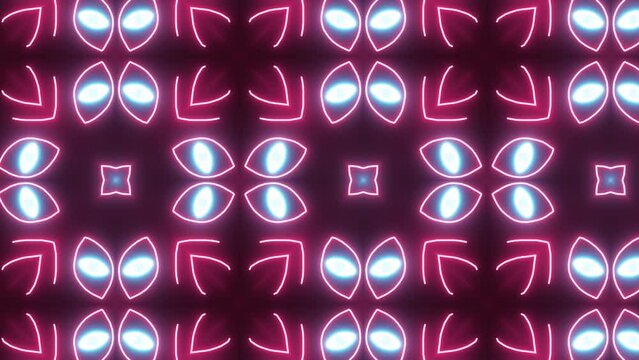 fiusha and blue kaleidoscope animation