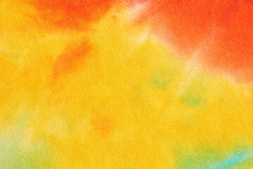 Abstract tie dye multicolor fabric cloth Boho pattern texture for background or groovy wedding...