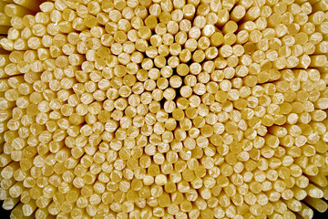 Pack of vermicelli, bunch, macro. Extremely close up.