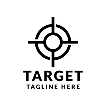 simple target logo design