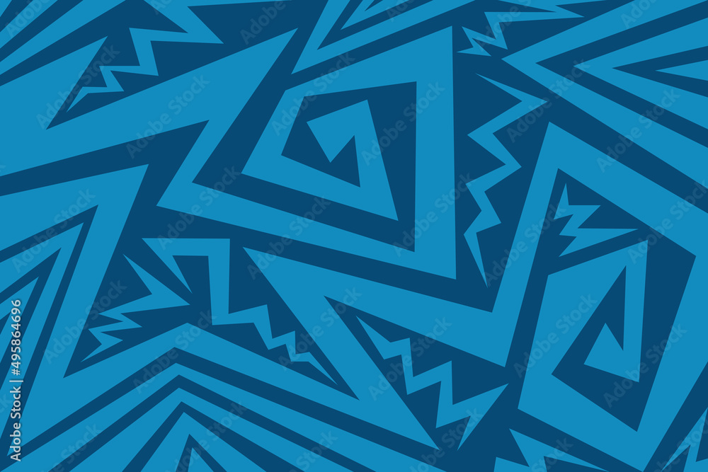 Poster abstract background with irregular lines and various pattern