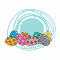 Easter eggs | Easter colorful eggs 
