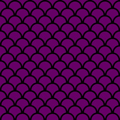 seamless fish scale pattern purple background