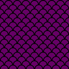 seamless fish scale pattern purple background