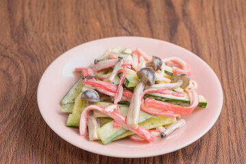 カニカマと胡瓜のマヨネーズ和え