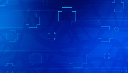 2D illustration medical structure background