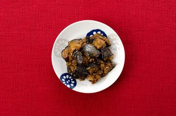 ナスの肉みそ炒め