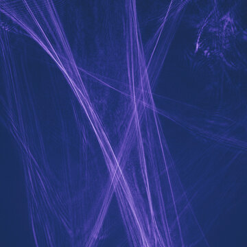 Abstract light pattern, long exposure of laser and LED light. 