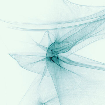 Abstract light pattern, long exposure of laser and LED light. 