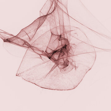 Abstract light pattern, long exposure of laser and LED light. 