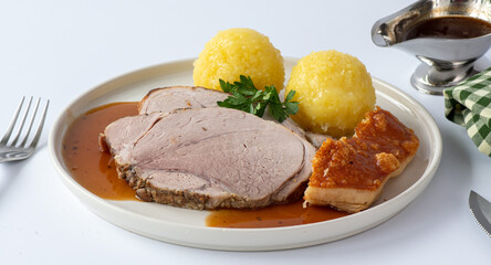 Frischer Schweine Braten 