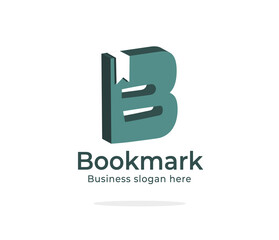 Bookmark Logo With Letter B