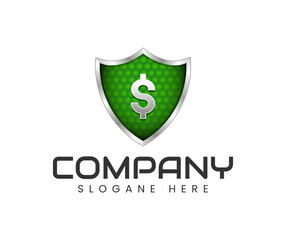 Business financial protection money secure logo template. Finance, financial, money, secure, security Purple Business Logo Template