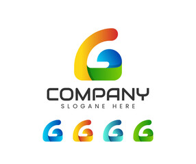 Modern G logo design. online Wi-Fi icon G logo design