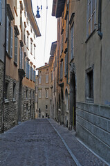 Obraz na płótnie Canvas Le strade di Bergamo Alta