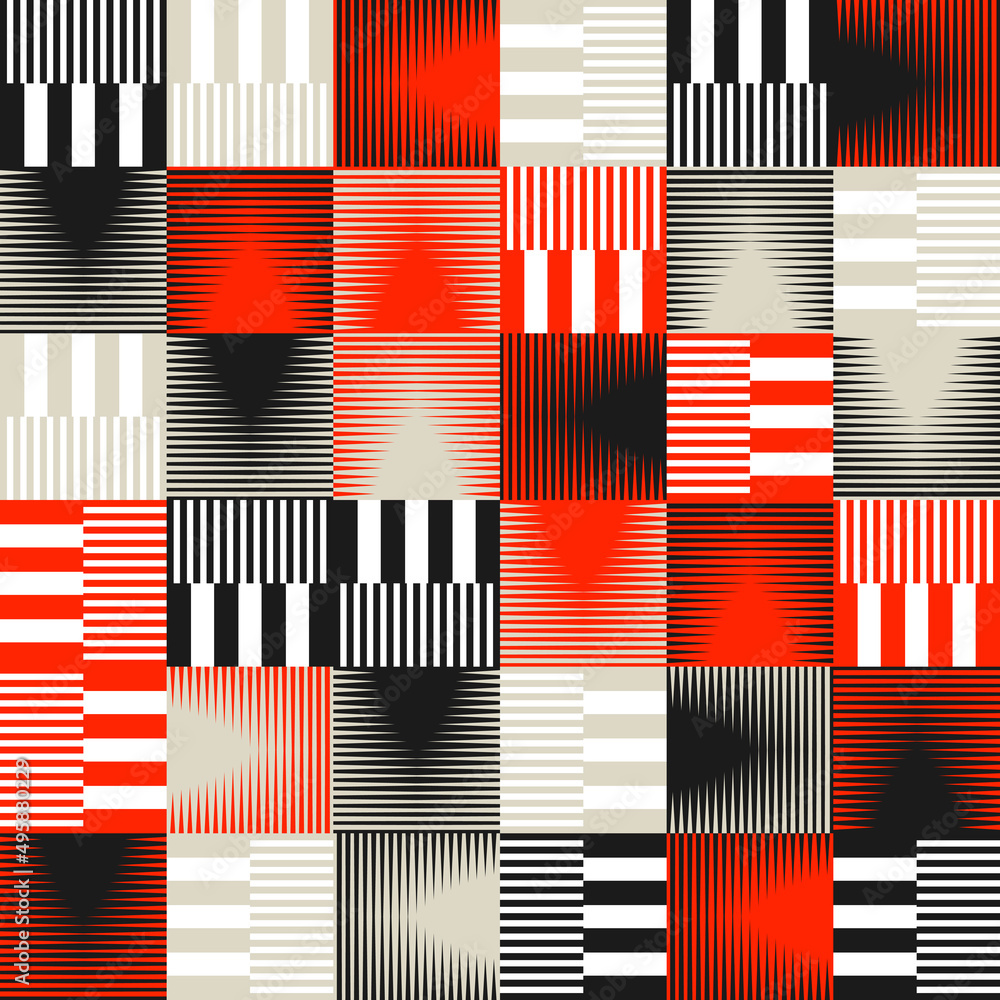 Poster minimal art graphic pattern design aesthetics made with abstract vector geometric shapes