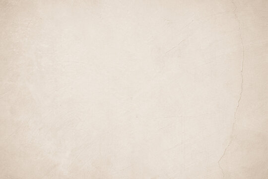 Cream concreted wall for interiors texture background.	