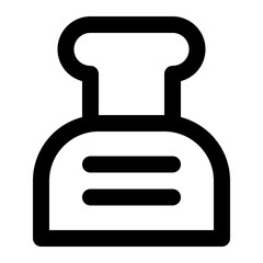 Obraz premium toaster line icon