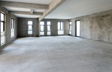 Background of empty concrete office