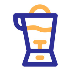 mixer colored line icon