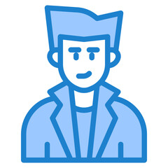 avatar blue style icon