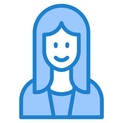 avatar blue style icon