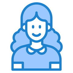 avatar blue style icon