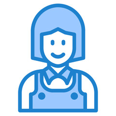 maid blue style icon