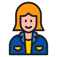 mechanic color line style icon
