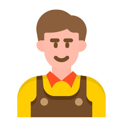 farmer flat style icon