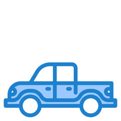 car blue style icon