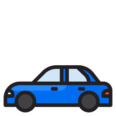 car color line style icon