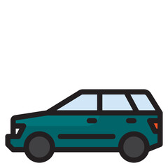car color line style icon